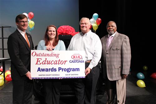 Pinewood Elementary teacher Kim Costner was the 2016 Kia Outstanding Educator Award Winner 